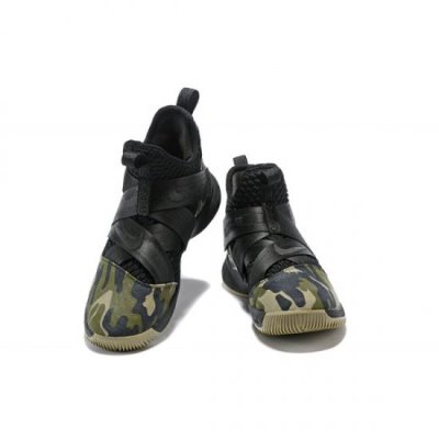 Nike Erkek Lebron Soldier 12 Sfg Camo / Siyah Basketbol Ayakkabısı Türkiye - CR5EM3G6